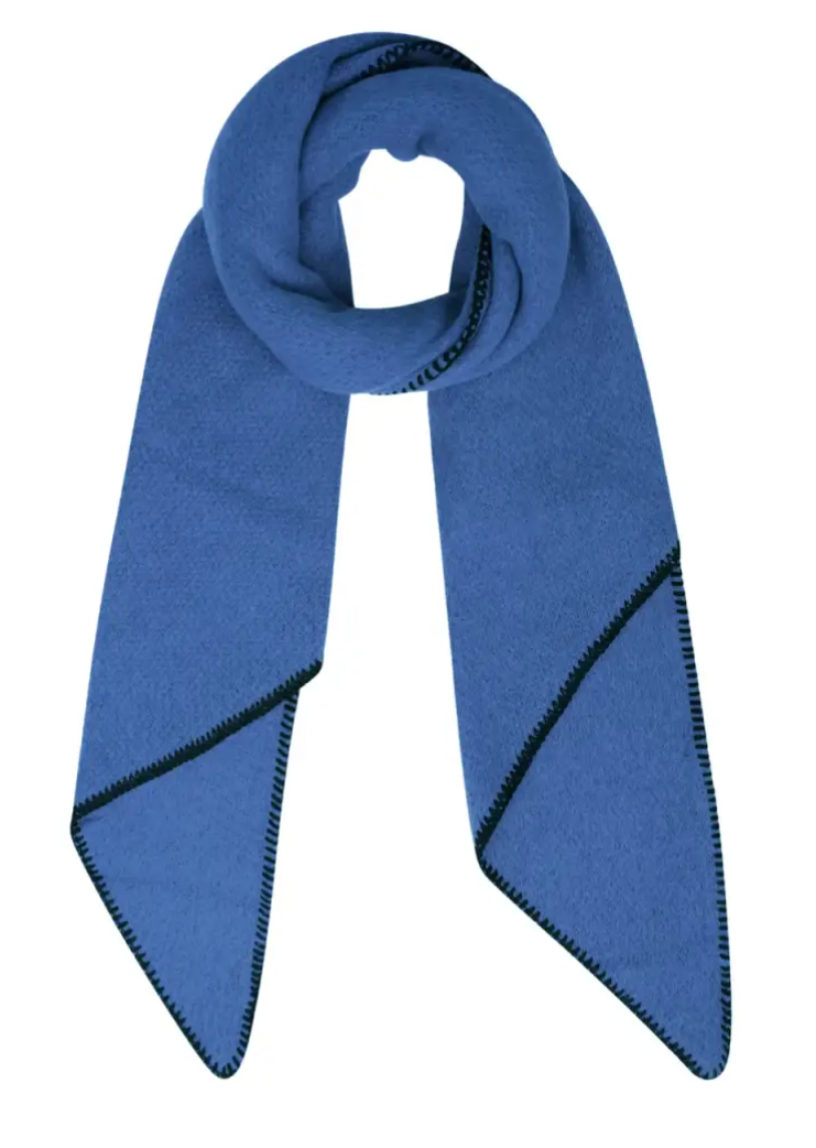 Winter sjaal kobalt