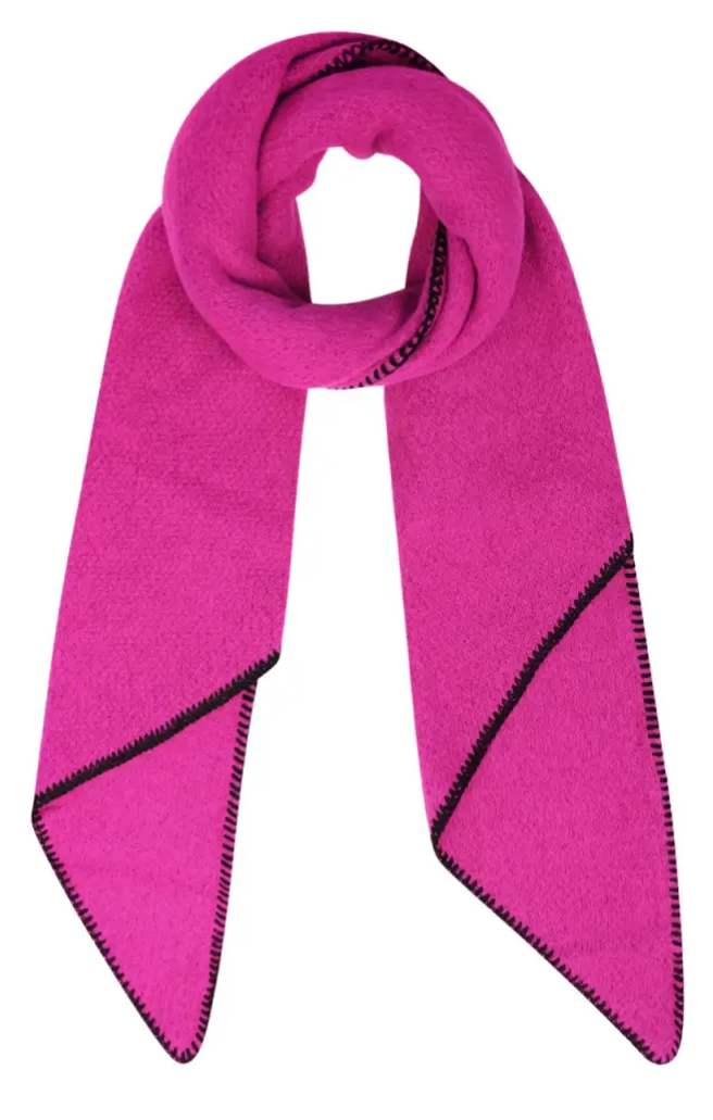 Winter sjaal fuchsia