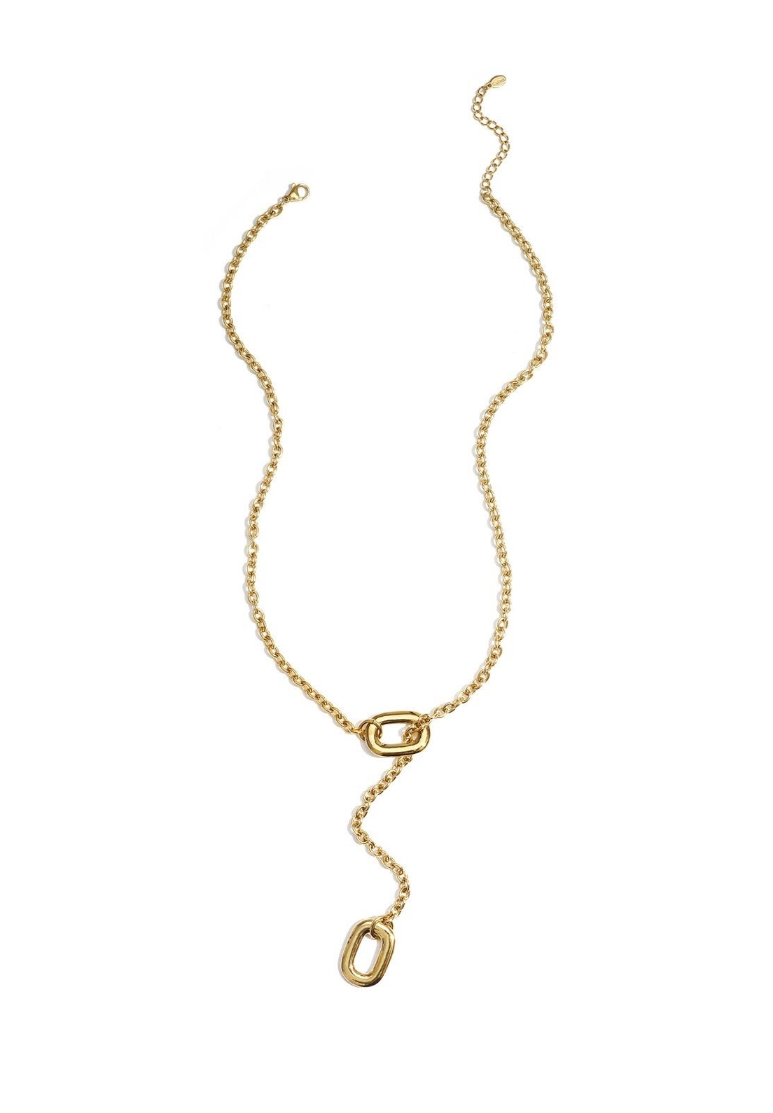 Stainless steel - Ketting y- vorm met bedel