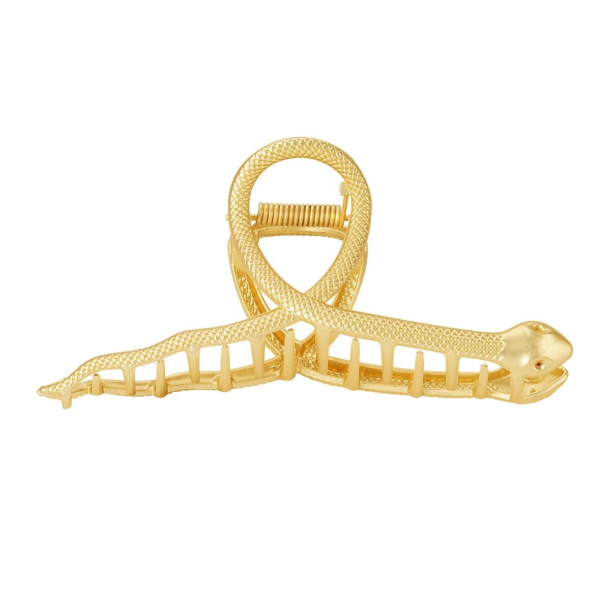 Haarclip Snake gold