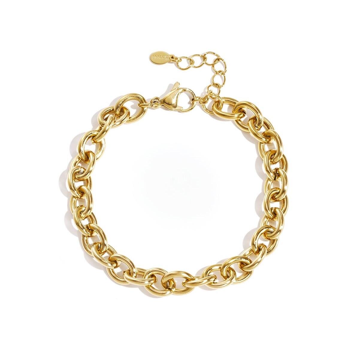 Stainless steel - robuuste Schakelarmband