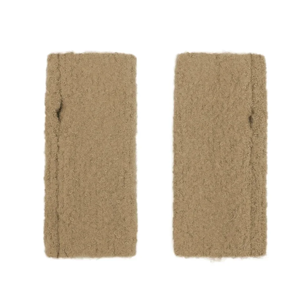 Handschoenen met gat - kameel