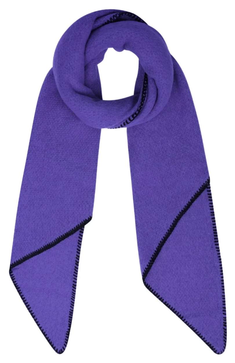 Winter sjaal paars