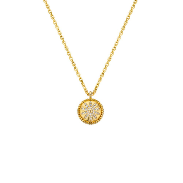 Mya-Bay - Ketting gold Flower