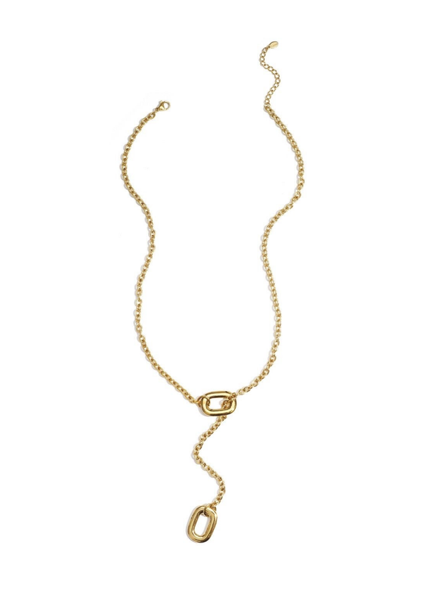 Stainless steel - Ketting y- vorm met bedel