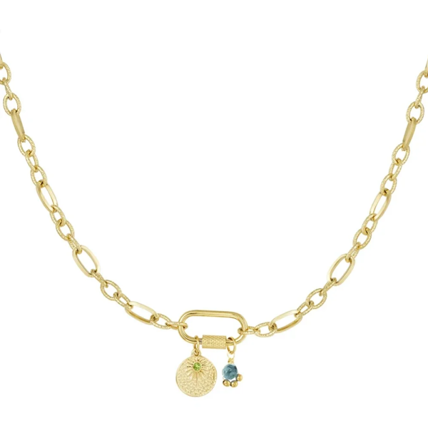 Stainless steel bedelketting Charms