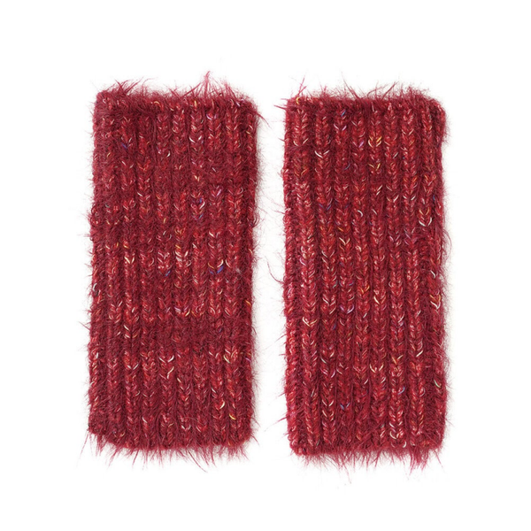 Handschoenen winter glow - Wijnrood