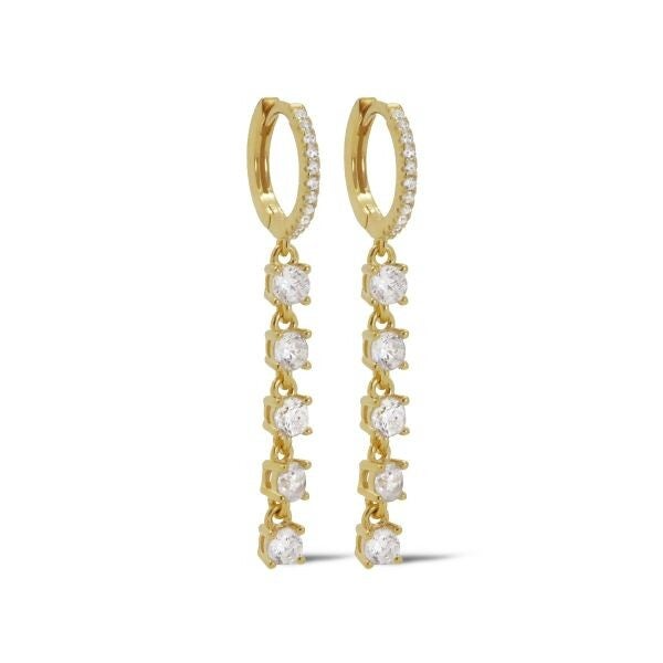 Karma Jewerly - Hinged Hoops BELLA Chain