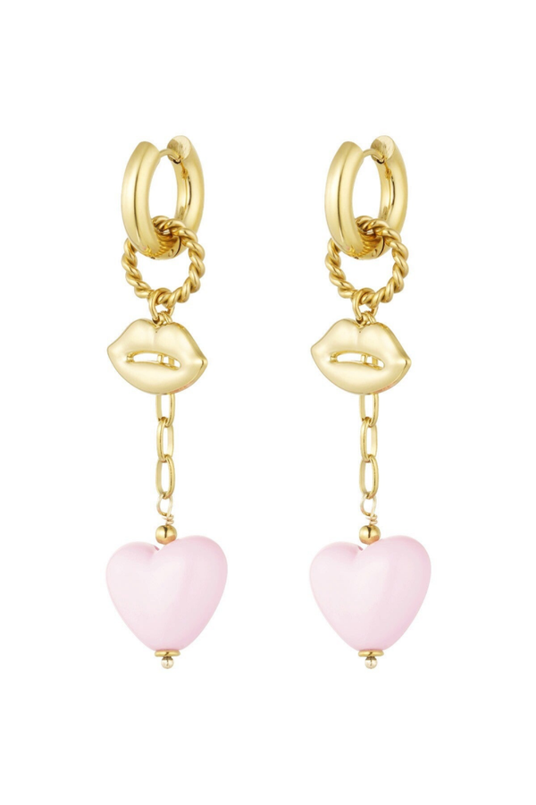 Oorbellen - love on the Lips