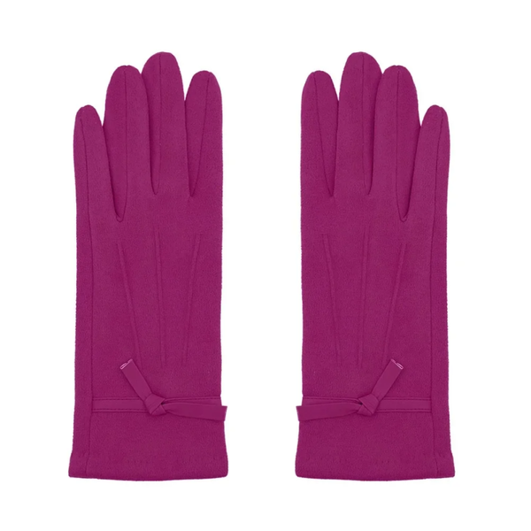 Handschoenen Chic ribbon  - Fuchsia