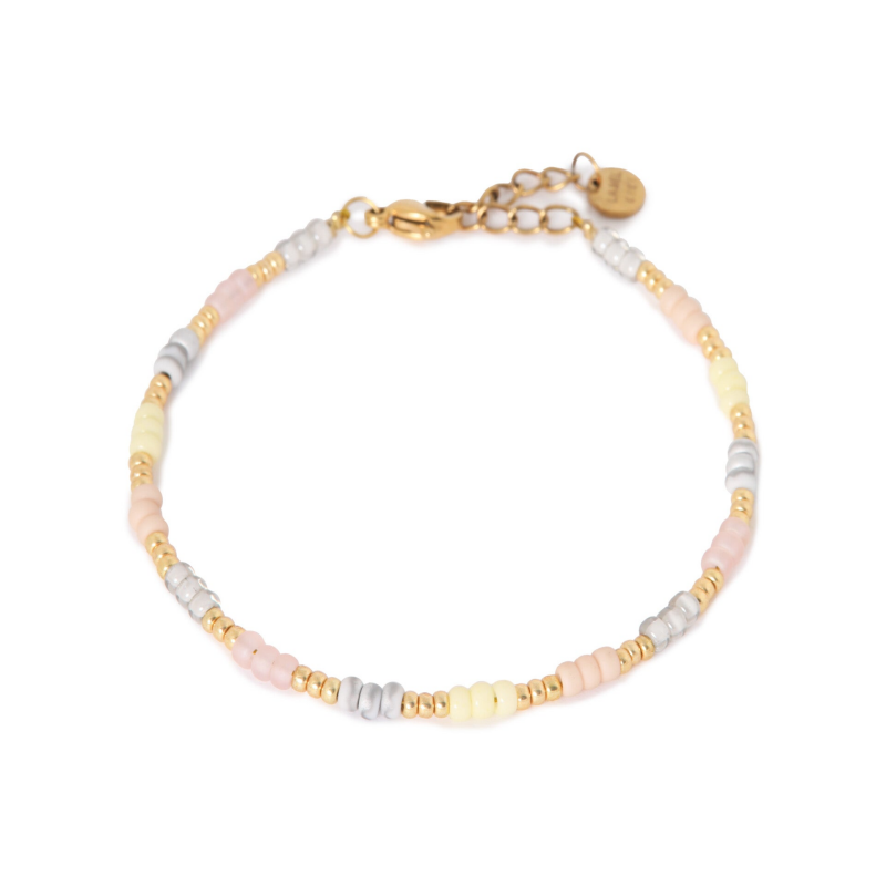 Label Kiki - Bracelet Soft rainbow gold