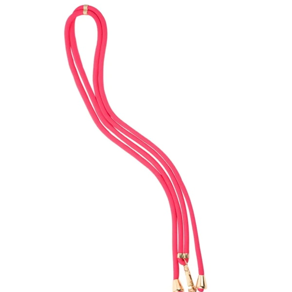 Telefoonkoord donkerroze