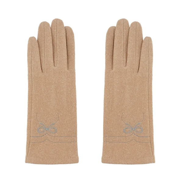 Handschoenen Delicate bow - Beige