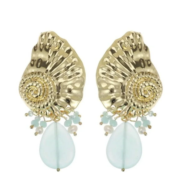 Flem the Label - Earring Azure - Blue