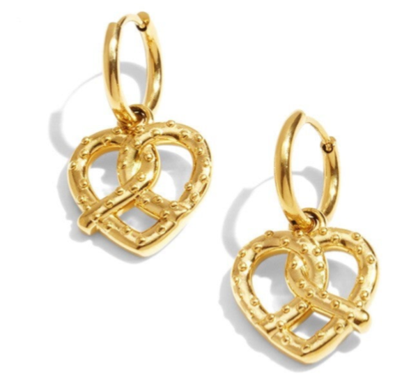 Stainless steel oorbellen Salty lover