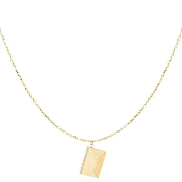 Stainless steel Bedelketting Message