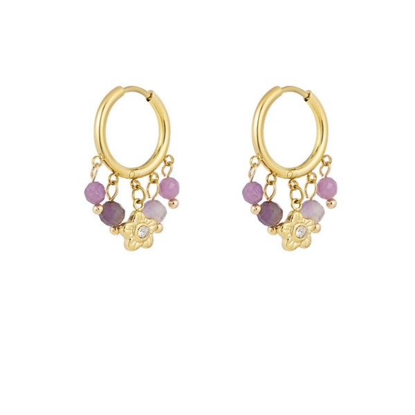 Stainless steel oorbellen Festivity