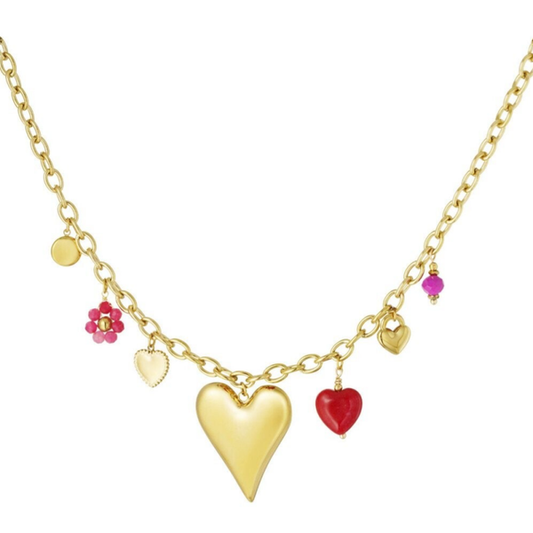 Stainless steel Bedelketting Charm and Chill