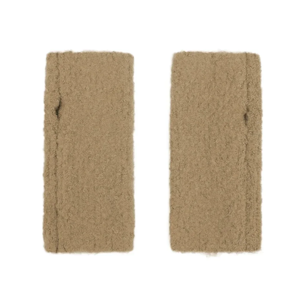 Handschoenen met gat - kameel