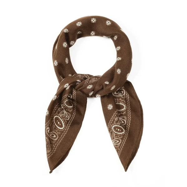 Sjaaltje polka dots bruin