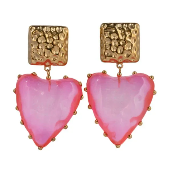 Flem the Label - Earring Wakaki – Pink