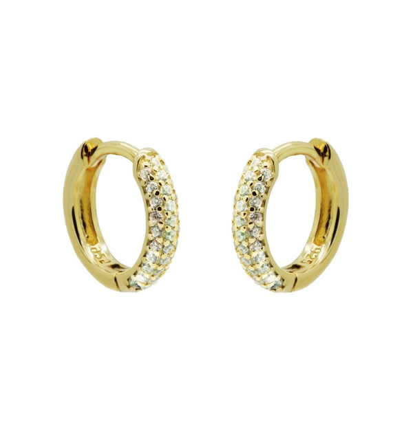 Karma Jewerly - Karma Zirconia Hinged Hoops Best Basic