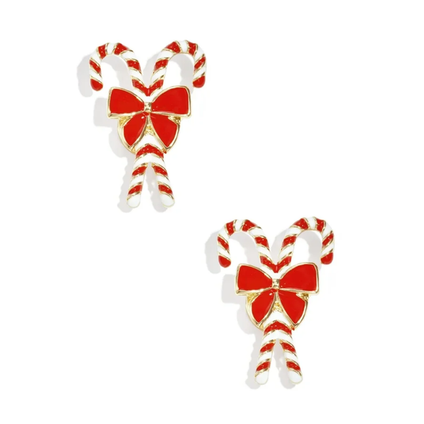 Knoop cover per 2 st - Kerst - Rood met wit