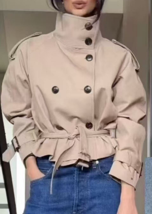 Korte trenchcoat in 2 maten