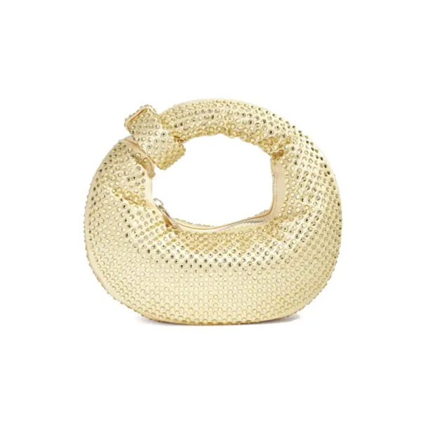 Party tasje glitter goud