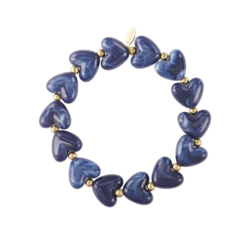 Hartjes armband in verschillende mode kleurtjes