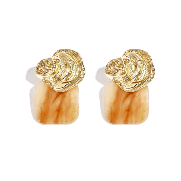 Oorbellen - legering met acryl