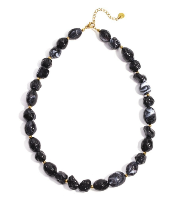 Acryl kralenketting black