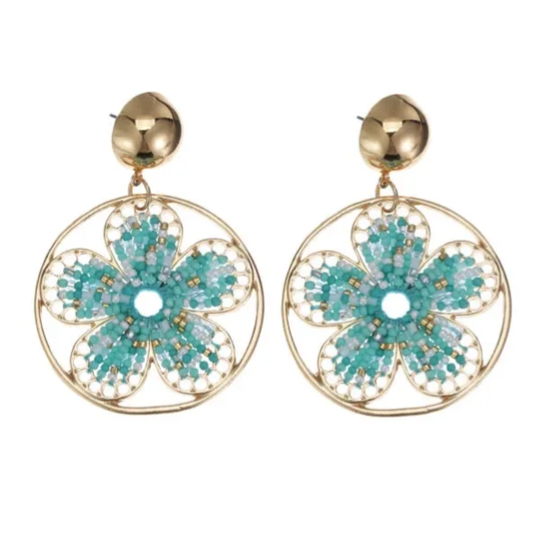 Flem the Label - Earring Blossom – Blue