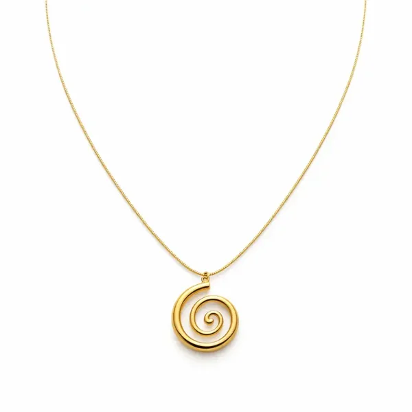 Stainless steel swirl Ketting