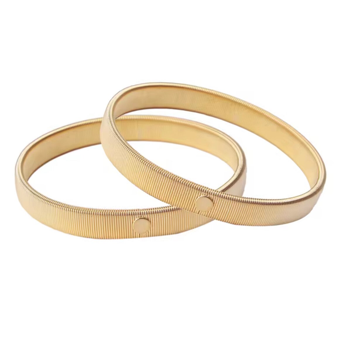 Elastiche Mouw ophouders 2 stuks, 7 cm, goud of zilver