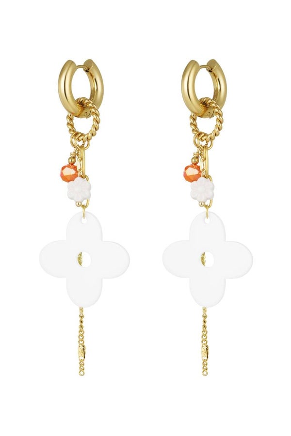 Oorbellen - flower power