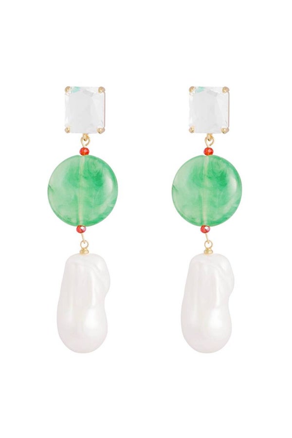 Oorbellen - vintage parels