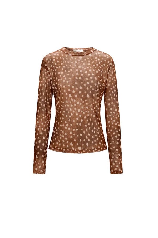 Longsleeve Leopard print