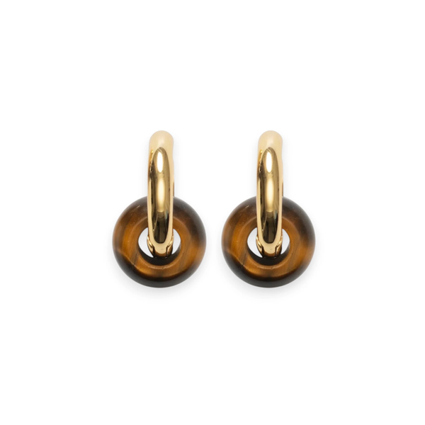 Studio Frenchie - Earrings Brown Circle