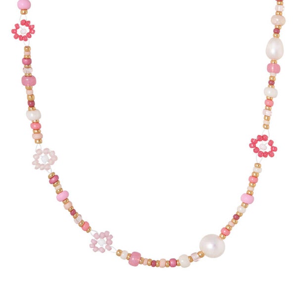 Label Kiki - Summer flower necklace gold