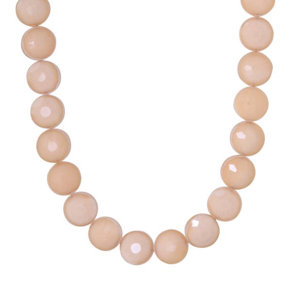 Label Kiki - Coral glow necklace gold