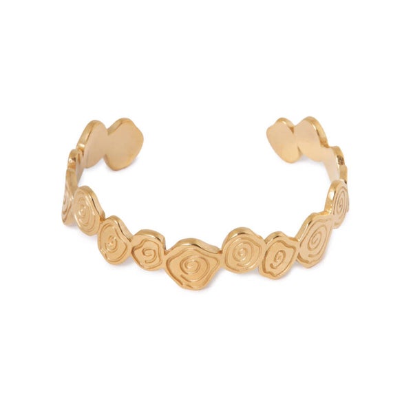 Label Kiki - Twirl bangle gold