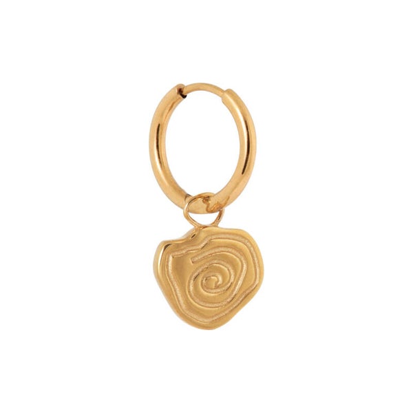 Label Kiki - Twirl hoop gold