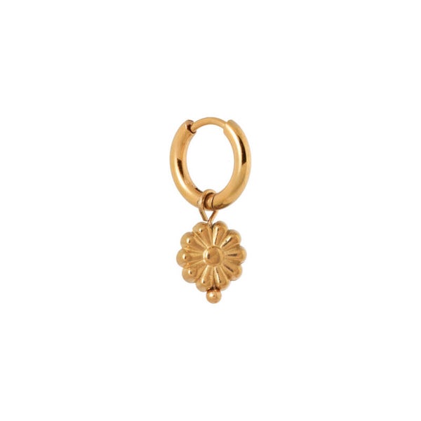 Label Kiki - Golden bloom hoop gold
