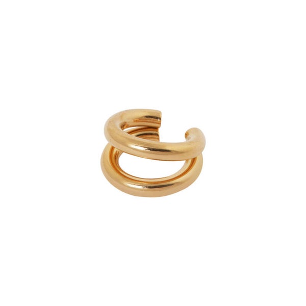 Label Kiki - Double trouble ear cuff gold