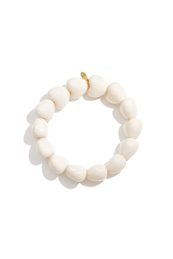 Acryl Hartjes Armband - 12 kleuren