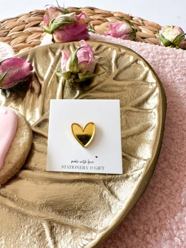 Pin | Mini hartje van goud