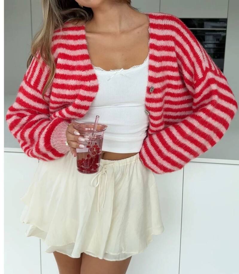 Gestreept vestje/truitje one size in 8 kleuren