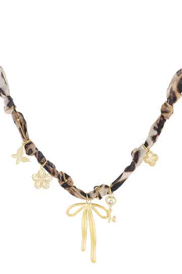 Stainless steel Leopard Trendy ketting - gold