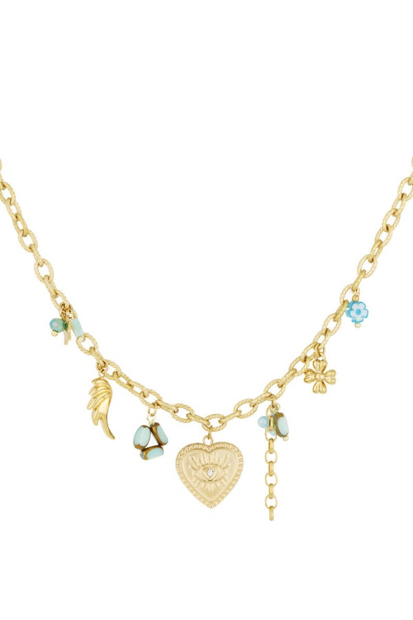 Charme necklace - goud